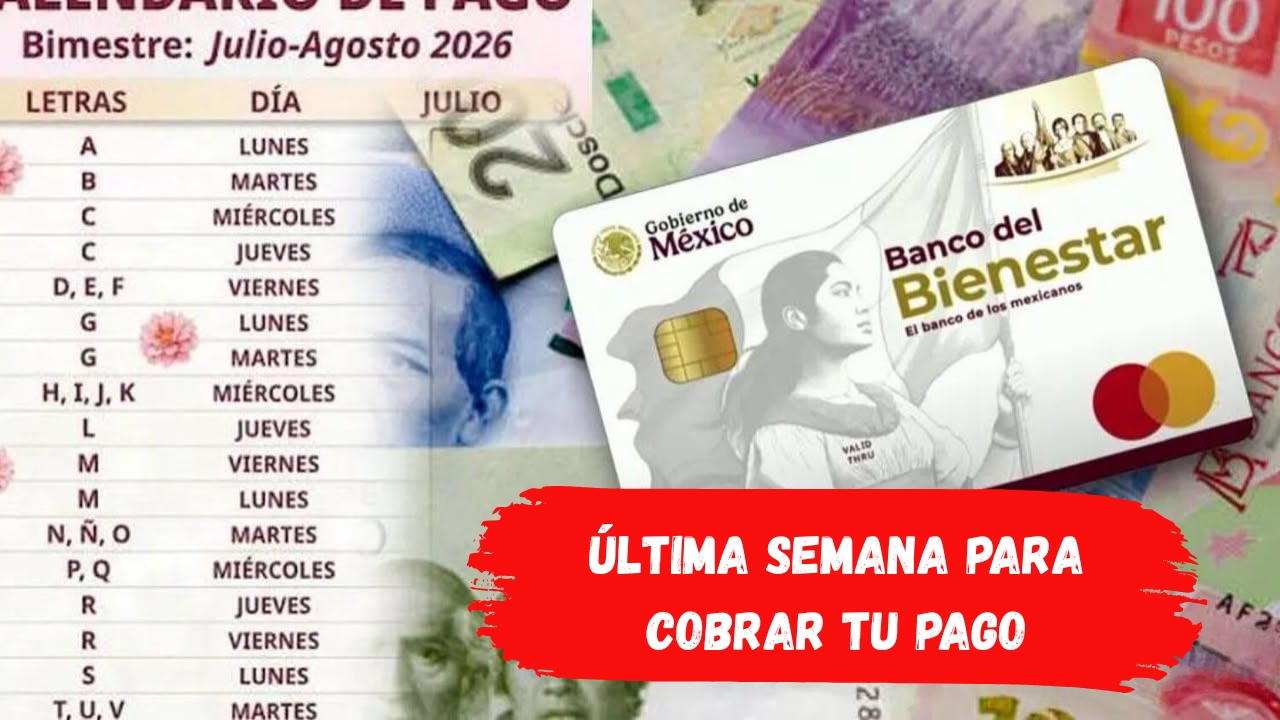 Pensión Bienestar 2026: Última Semana para Cobrar tu Pago