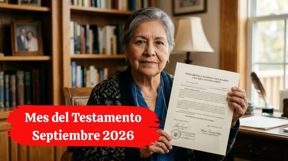 Mes del Testamento Septiembre 2026: Costos por Estado en México