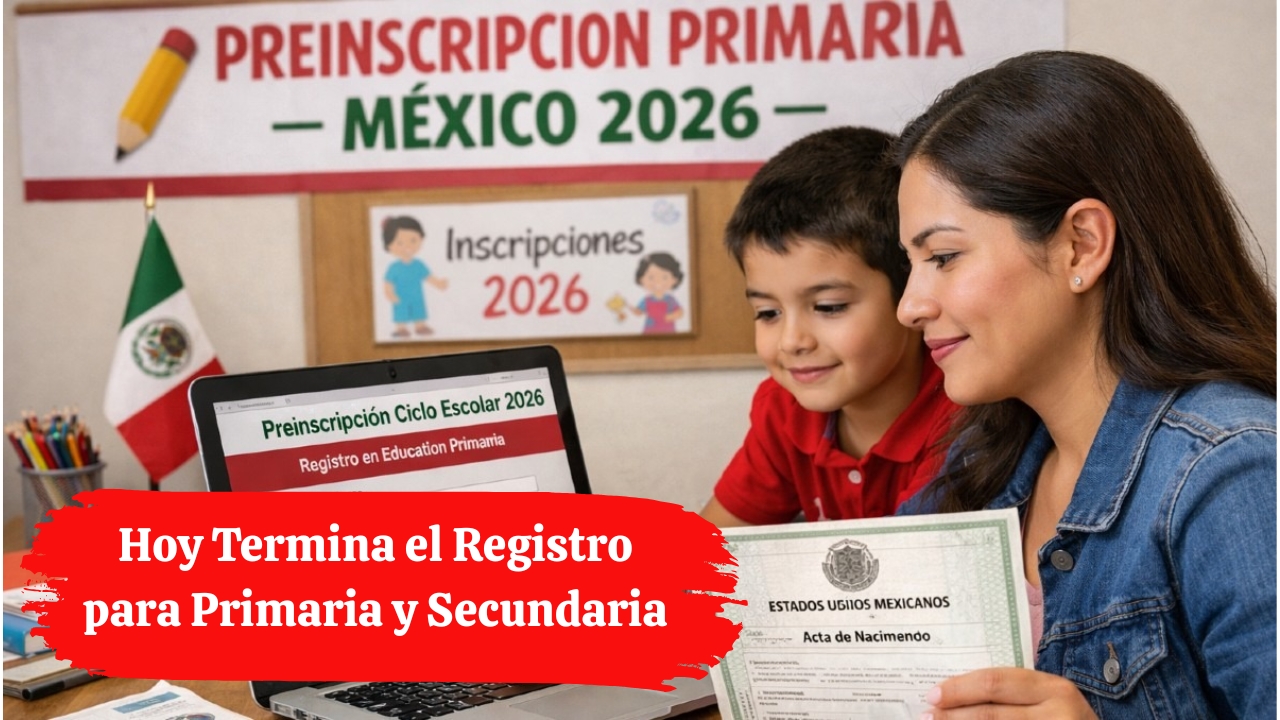 Beca de Aprovechamiento 2026: Hoy Termina el Registro para Primaria y Secundaria