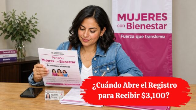 Mujeres con Bienestar 2026: ¿Cuándo Abre el Registro para Recibir $3,100?