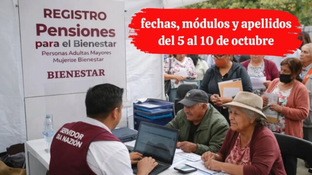 Registro de Apoyo Bienestar: fechas, módulos y apellidos del 5 al 10 de octubre