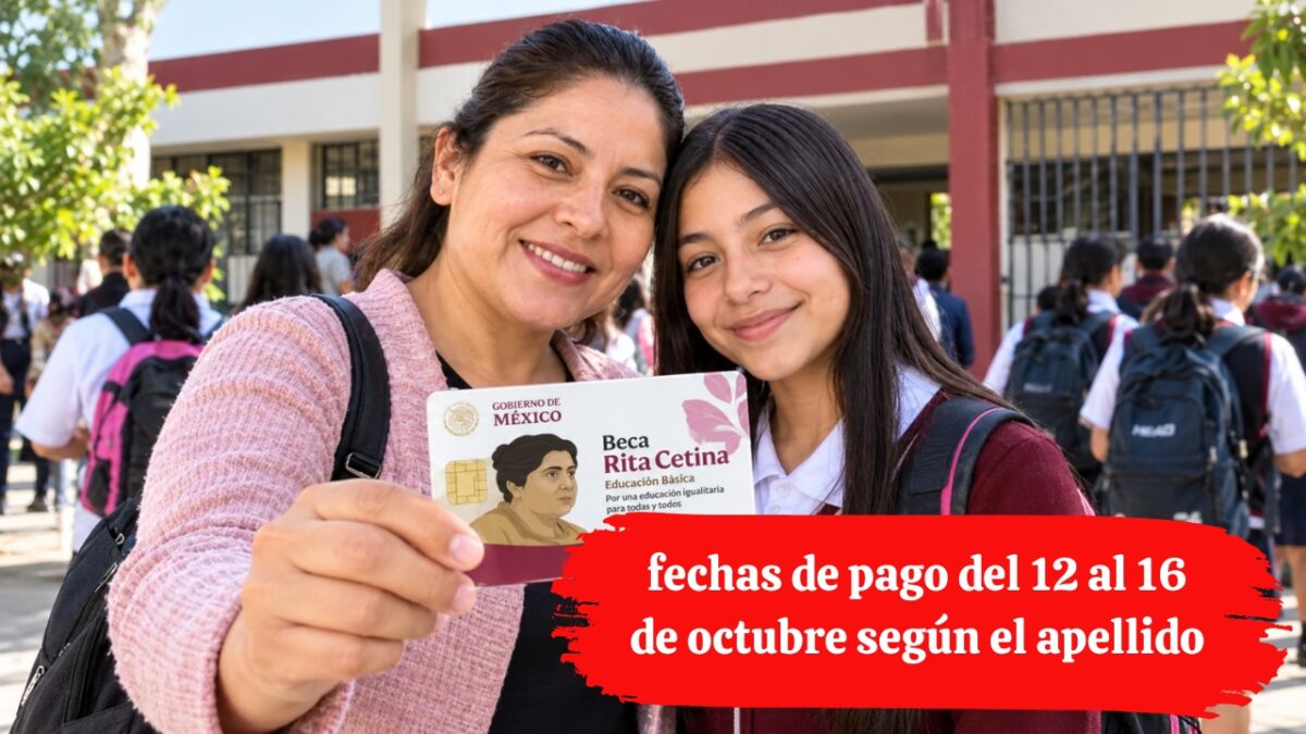 Beca Rita Cetina: fechas de pago del 12 al 16 de octubre según el apellido