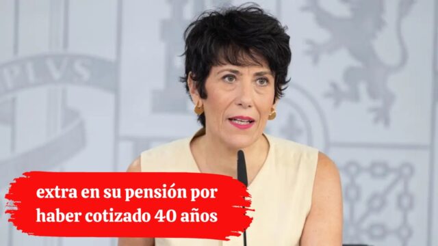 Más de 95.000 jubilados reciben un extra en su pensión por haber cotizado 40 años