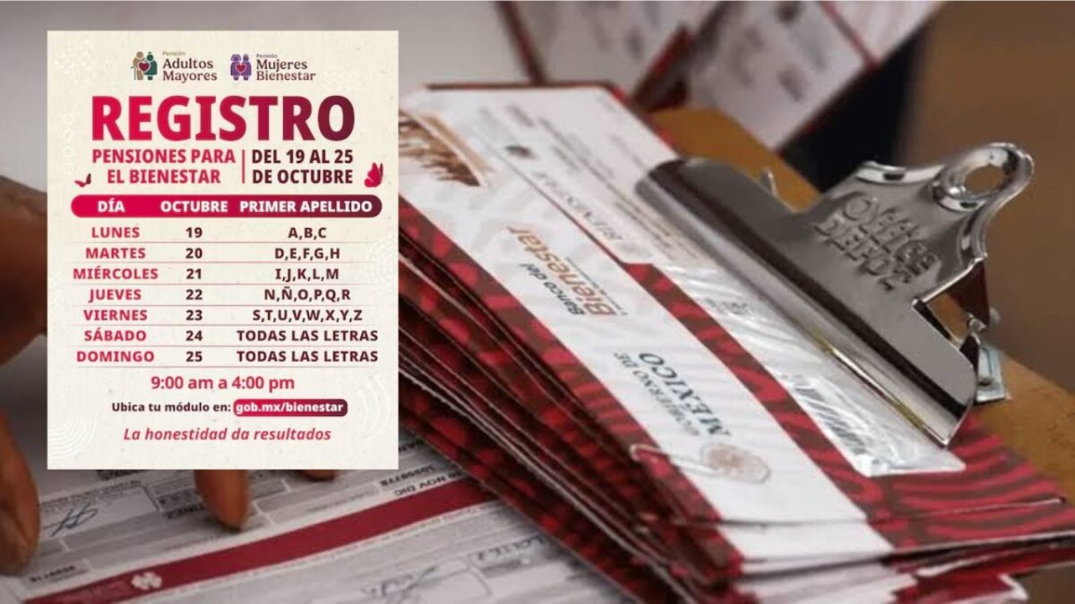 Pensión Bienestar para Adultos Mayores y Mujeres: 5 Letras que NO se Registran este 23 de Octubre de 2026